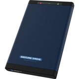 SecureDrive 1 TB Portable Hard Drive - External - Thin Client Device Supported - USB 3.2 (Gen 1) - 256-bit Encryption Standard - 2 Year Warranty