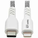 Eaton Tripp Lite Series Heavy-Duty USB-C to Lightning Sync/Charge Cable, MFi Certified - M/M, USB 2.0, 3 ft. (0.91 m)