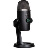 Blue Yeti Nano Wired Condenser Microphone - 20 Hz to 20 kHz - Cardioid, Omni-directional - Desktop, Stand Mountable - USB
