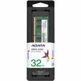 Adata Premier 32GB DDR4 SDRAM Memory Module - For Notebook - 32 GB (1 x 32GB) - DDR4-3200/PC4-25600 DDR4 SDRAM - 3200 MHz - CL22 - 1.20 V - Non-ECC - Unbuffered - 260-pin - SoDIMM - Lifetime Warranty