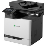 Lexmark CX820de Laser Multifunction Printer - Color - Copier/Fax/Printer/Scanner - 52 ppm Mono/52 ppm Color Print - 2400 x 600 dpi Print - Automatic Duplex Print - Up to 200000 Pages Monthly - 650 sheets Input - Color Scanner - 1200 dpi Optical Scan - Color Fax - Gigabit Ethernet - USB - For Plain Paper Print