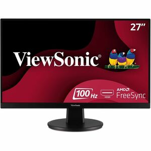 ViewSonic VA2747-MH 27 Inch Full HD 1080p Monitor with FreeSync, 100Hz, Ultra-Thin Bezel, Eye Care, HDMI, VGA Inputs for Home and Office
