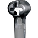 Panduit Dome-Top Cable Tie - Cable Tie - Black - 120 lb Loop Tensile - 11.80" Length - Nylon 6.6 - 250 Pack