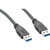 ENET USB Data Transfer Cable - 15 ft USB Data Transfer Cable - First End: USB 3.0 Type A - Male - Second End: USB 3.0 Type A - Male - Black
