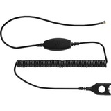 EPOS Low Sensitive Bottom Cable, ED to RJ9 - Easy Disconnect/RJ-9 Phone Cable for Headset, Telephone, Headphone - First End: 1 x RJ-9 Phone - Second End: 1 x Easy Disconnect