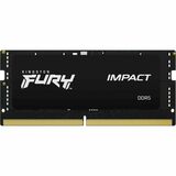 Kingston FURY Impact 32GB (2 x 16GB) DDR5 SDRAM Memory Kit - For Notebook - 32 GB (2 x 16GB) - DDR5-6400/PC5-51200 DDR5 SDRAM - 6400 MHz Single-rank Memory - CL38 - 1.35 V - Non-ECC - Unbuffered - 262-pin - SoDIMM - Lifetime Warranty