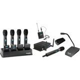 ClearOne DIALOG 20 Wireless Microphone - RF - 20 Hz to 20 kHz - Cardioid - Gooseneck