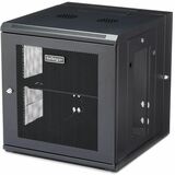 StarTech.com 4-Post 12U Wall Mount Network Cabinet, 19" Hinged Wall-Mounted Server Rack for IT Equipment, Flexible Lockable Rack Enclosure - Wall-Mount Server Rack for rackmount equipment - Flexible data rack features a hinged design w/easy access to the devices - 4 Post 12U wall-mounted network cabinet - Ships fully assembled and includes a shelf and accessories - EIA/ECA-310-E Compliant