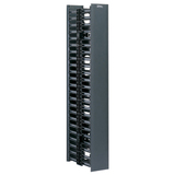 Panduit NetRunner Vertical Cable Manager - Rack Cable Management Panel - Black - 45U Rack Height - 1 Pack