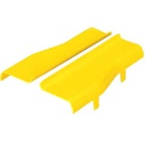 Panduit FiberRunner&reg; Reducer Cover - Yellow - 7.75" Length - Polycarbonate - 1 Pack