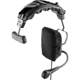 RTS PH-1 Single-Sided Headset with Flexible Dynamic Boom Mic - Mono - XLR - Wired - 300 Ohm - 100 Hz to 10 kHz - Over-the-head - Monaural - Circumaural - 5.50 ft Cable - Noise Canceling - Black