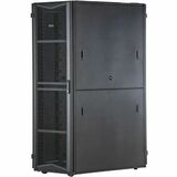 Panduit FlexFusion Rack Cabinet - For Server - 48U Rack Height - Black