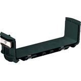 Panduit FiberRunner&trade; Coupler - Black - Polycarbonate - 1 Pack