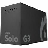 ioSafe Solo G3 Black Edition 3 TB Desktop Hard Drive - External - Black - USB 3.0 Type A - 256-bit AES Encryption Standard