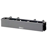 PANDUIT Open-Access Horizontal Cable Manager - Cable Manager - Black - 1U Rack Height x 19" Panel Width
