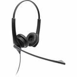 Jabra Biz 1100 EDU Headset - Stereo - USB, Mini-phone (3.5mm) - Wired - 80 Hz to 20 kHz - On-ear, Over-the-head - Binaural - Ear-cup - 5.91 ft Cable - Noise Cancelling, Uni-directional Microphone
