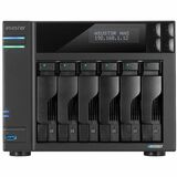 Asustor Lockerstor 6 Gen2 AS6706T - 6 Bay NAS, Quad-Core 2.0 GHz CPU, 4X M.2 NVMe Slots, Dual 2.5GbE, Upgradable to 10GbE, 8GB DDR4 RAM, Content Creation Network Attached Storage (Diskless)
