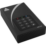 Apricorn Aegis Padlock DT ADT-3PL256-8000 8 TB Desktop Hard Drive - 3.5" External