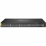 HPE CX 6200F 48G Class 4 PoE 4SFP 370W Switch - 48 Ports - Manageable - Gigabit Ethernet - 10/100/1000Base-T, 1000Base-X - 3 Layer Supported - Modular - 4 SFP Slots - 60 W Power Consumption - 370 W PoE Budget - Optical Fiber, Twisted Pair - PoE Ports - 1U - Rack-mountable, Surface Mount, Cabinet Mount - Lifetime Limited Warranty