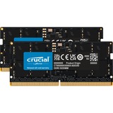 Micron 32GB (2 x 16GB) DDR5 SDRAM Memory Kit - For Notebook - 32 GB (2 x 16GB) - DDR5-5600/PC5-44800 DDR5 SDRAM - 5600 MHz Single-rank Memory - CL46 - 1.10 V - On-die ECC - Unbuffered - 262-pin - SoDIMM - Lifetime Warranty