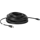 Vaddio 20m USB 3.0 A to USB B Cable - Active USB Cable - Black