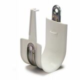 NSI Cable Organizer - J-hook - White - Plastic, Plenum - 25 / Box