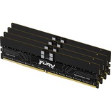 Kingston FURY Renegade Pro 64GB (4 x 16GB) DDR5 SDRAM Memory Kit - For Desktop PC, Workstation - 64 GB (4 x 16GB) - DDR5-6000/PC5-48000 DDR5 SDRAM - 6000 MHz - CL32 - 1.35 V - ECC - Registered - 288-pin - DIMM