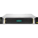 HPE MSA 2062 10GbE iSCSI SFF Storage - 24 x HDD Supported - 2 x HDD Installed - 3.84 TB Installed HDD Capacity - 24 x SSD Supported - 0 x SSD Installed - Clustering Supported - 2 x iSCSI Controller - 24 x Total Bays - 24 x 2.5" Bay - 10 Gigabit Ethernet - Network (RJ-45) - iSCSI - 8 iSCSI Ports - 2U - Rack-mountable - TAA Compliant