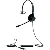 Jabra BIZ 2300 Headset - Mono - USB - Wired - Over-the-head - Monaural - Supra-aural - Noise Cancelling Microphone - Black