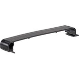 Panduit FiberRunner&reg; Cable Retainer - Black - Polycarbonate - 10 Pack