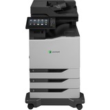 Lexmark CX825dte Laser Multifunction Printer - Color - TAA Compliant - Copier/Fax/Printer/Scanner - 55 ppm Mono/55 ppm Color Print - 2400 x 600 dpi Print - Automatic Duplex Print - Up to 250000 Pages Monthly - 1750 sheets Input - Color Scanner - 1200 dpi Optical Scan - Color Fax - Gigabit Ethernet - USB - For Plain Paper Print