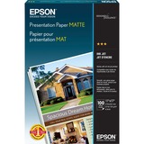 Epson Matte Inkjet Presentation Paper - 90 Brightness - 90% Opacity - Ledger/Tabloid - 11" x 17" - 27 lb Basis Weight - Matte - White - 100 / Pack