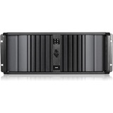 iStarUSA 4U Compact Stylish Rackmount Chassis with SEA Bezel - Rack-mountable - Black - Aluminum Alloy, SECC, Zinc-coated Steel - 4U - 7 x Bay - 0 - ATX, Micro ATX Motherboard Supported - 3 x Fan(s) Supported - 4 x External 5.25" Bay - 1 x External 3.5" Bay - 2 x Internal 3.5" Bay - 7x Slot(s) - 2 x USB(s)