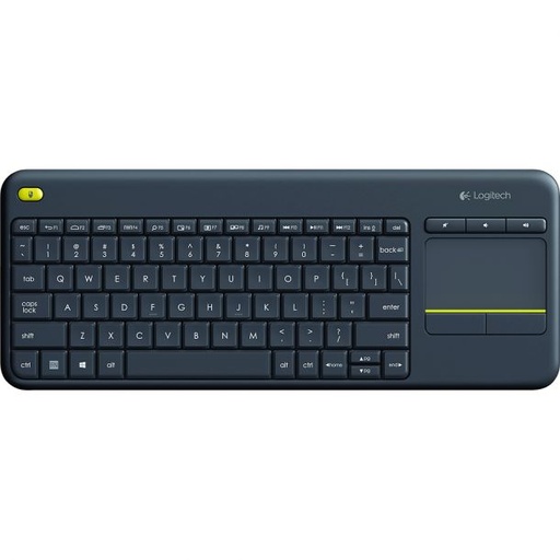 [12LogK400-BLK] Logitech Wireless Touch Keyboard K400 Plus