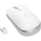Kensington SureTrack Dual Wireless Mouse - Optical - Wireless - Bluetooth/Radio Frequency - 2.40 GHz - White - USB 2.0 - 4000 dpi - Scroll Wheel - 3 Button(s) - Symmetrical - 1 - TAA Compliant