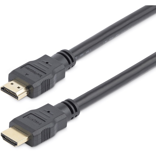 StarTech 10ft/3m HDMI Cable, 4K High Speed HDMI Cable with Ethernet, Ultra HD 4K 30Hz Video, HDMI 1.4 Cable, HDMI Monitor Cord, Black