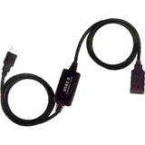 Unirise USB Data Transfer Cable - 65 ft USB Data Transfer Cable - First End: USB 2.0 Type A - Male - Second End: USB 2.0 Type A - Female
