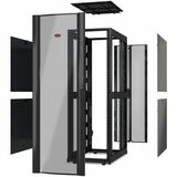 APC by Schneider Electric NetShelter SX Rack Cabinet - For Server, Equipment, Networking - 48U Rack Height x 19" Rack Width - Black - 3007 lb Maximum Weight Capacity - 2250 lb Dynamic/Rolling Weight Capacity - 3000 lb Static/Stationary Weight Capacity