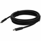 AddOn 5-Pack of 1m USB C 3.1 Male to Male Black Cables