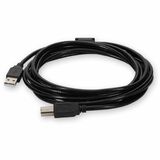 AddOn 3m USB A 2.0 Male to USB B 2.0 Male White Cable