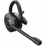 Jabra Engage 65 SE Headset - Stereo - Wireless - DECT - 328.1 ft - 40 Hz to 16 kHz - Over-the-ear, Earbud - Monaural - Open - Electret Condenser, Uni-directional Microphone - Noise Canceling - Black