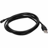 AddOn 3ft USB A 2.0 Male to Mini-USB B 2.0 Male Black Cable