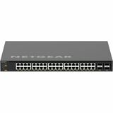 Netgear AV Line M4350-40X4C Ethernet Switch - 40 Ports - Manageable - 100 Gigabit Ethernet - 10GBase-T, 100GBase-X, 40GBase-X, 5GBase-T, 2.5GBase-T, 10/100/1000Base-T - 3 Layer Supported - Modular - 750 W Power Consumption - 196 W PoE Budget - Optical Fiber, Twisted Pair - PoE Ports - 1U - Rack-mountable, Table Top