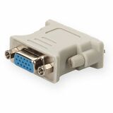 AddOn 5-Pack of DVI-I (29 pin) Male to VGA Female White Adapters For Resolution Up to 1920x1200 (WUXGA)