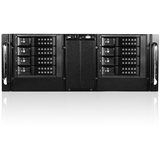 iStarUSA D Storm D-410-DE8 System Cabinet - Rack-mountable - Black, Black - Zinc-coated Steel - 4U - 8 x Bay - ATX, EATX, Micro ATX Motherboard Supported - 2 x Fan(s) Supported - 8 x External 3.5" Bay - 7x Slot(s) - 1 x USB(s)