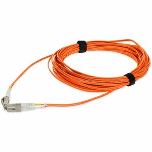 AddOn 2m LC to LC Orange OM4 Duplex OFNP (Plenum-Rated) Fiber Patch Cable