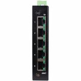 Eaton Tripp Lite Series 5-Port Unmanaged Industrial Ethernet Switch - 10/100 Mbps, Ruggedized, -40° to 75°C, EIP QoS, DIN/Wall Mount, TAA