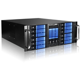 iStarUSA D Storm D-410-DE15 System Cabinet - Rack-mountable - Black, Blue - Zinc-coated Steel - 4U - 15 x Bay - ATX, EATX, Micro ATX Motherboard Supported - 2 x Fan(s) Supported - 15 x External 3.5" Bay - 7x Slot(s) - 1 x USB(s)