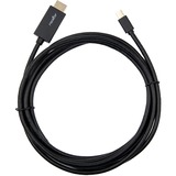 Rocstor Premium Mini DisplayPort to HDMI Cable M/M - Premium Mini DisplayPort to HDMI cable - 10 ft (3m) - 4K 60Hz- 1 Pack - 1 x mDP Male - 1 x HDMI Male - Gold Plated Connectors - 4K @60Hz - Supports up to 3840 x 2160 - First End: 20-pin Mini DisplayPort Male DisplayPort 1.2 - First End: 1 x 19-pin HDMI Male HDMI 2.0 - Black
