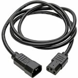Eaton Tripp Lite Series PDU Power Cord, C13 to C14 - 10A, 250V, 18 AWG, 6 ft. (1.83 m), Black